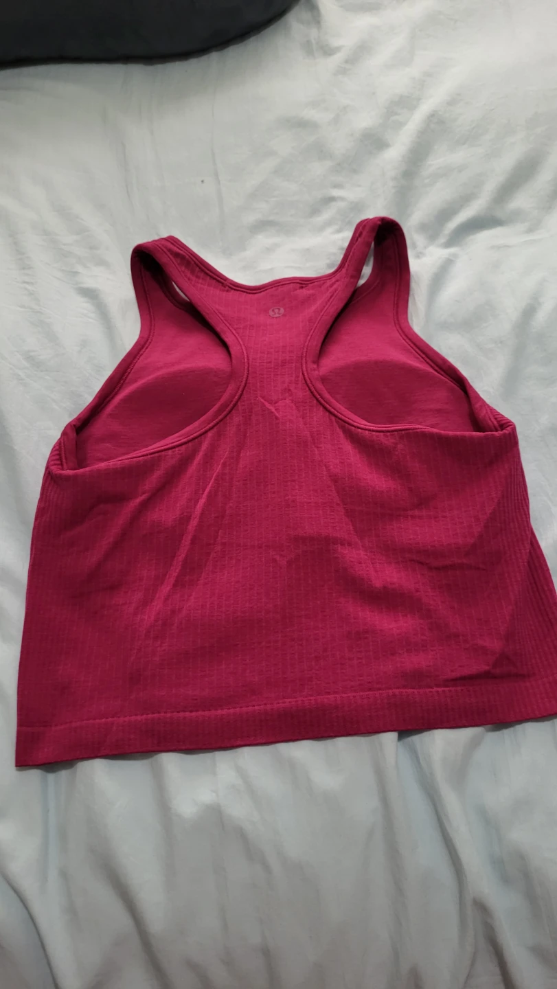 Lululemon Magenta Ribbed Tank Top - photo 2