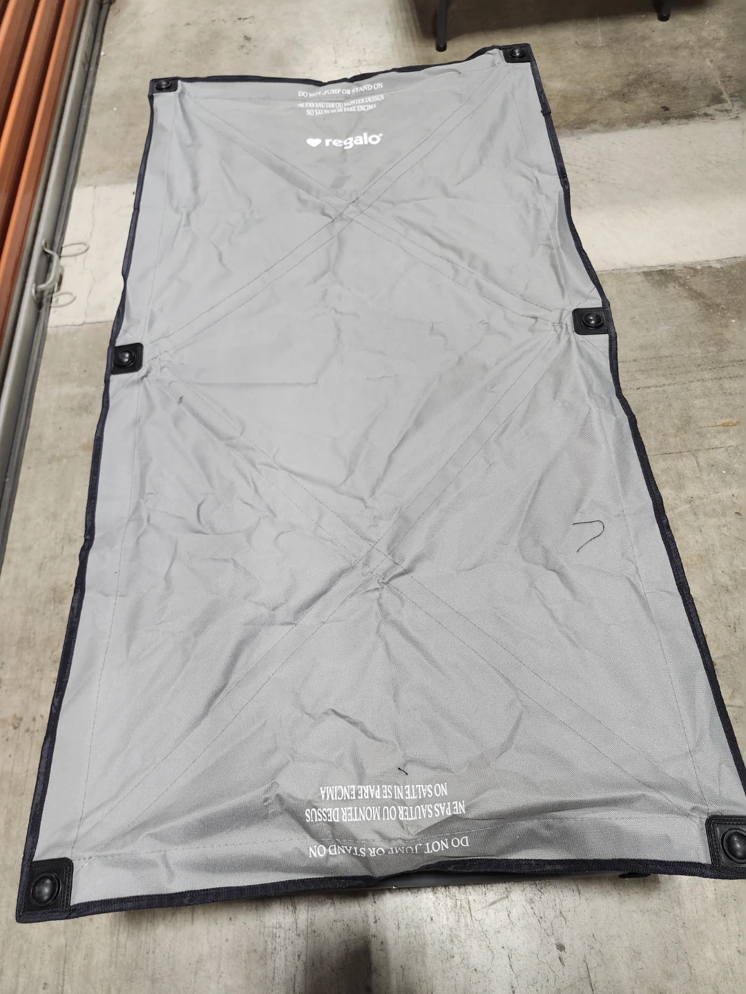 Regalo International My Cot Gray Extra Long Portable Bed - photo 3