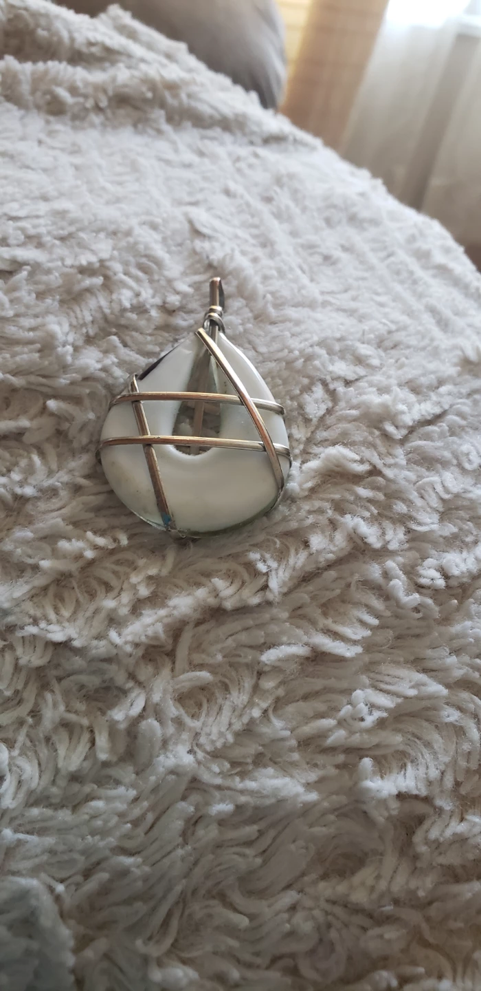Handmade Wire Wrapped Pendant - photo 2