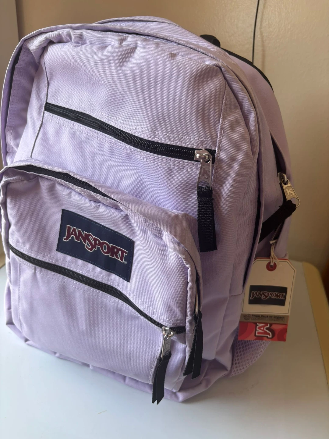 Jansport Backpack light purple BRAND NEW Big Student size - photo 2