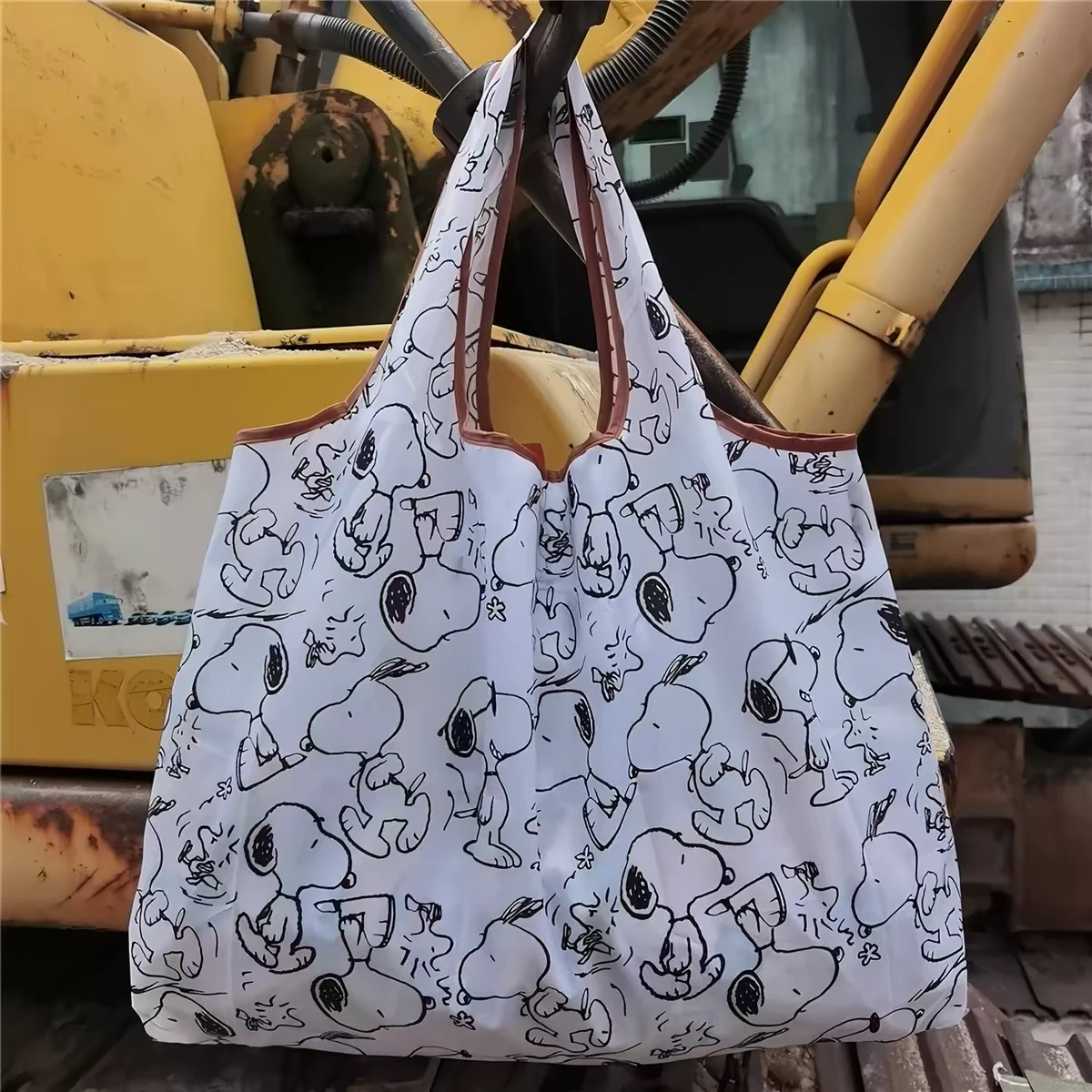Snoopy Reusable Shopping Bag foldable compact