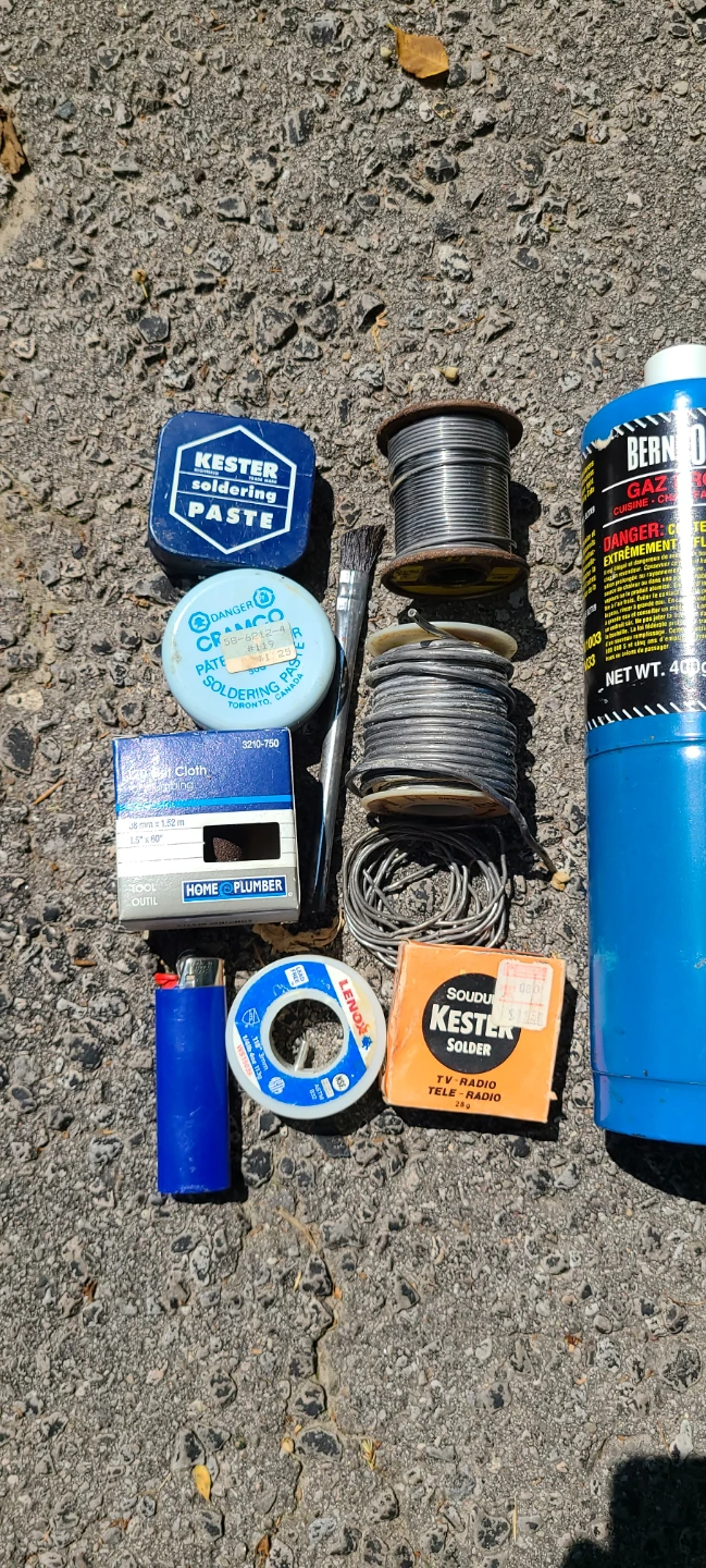 Propane Torch Soldering Tools - 2 Tanks, Various Solder & Flux - photo 4