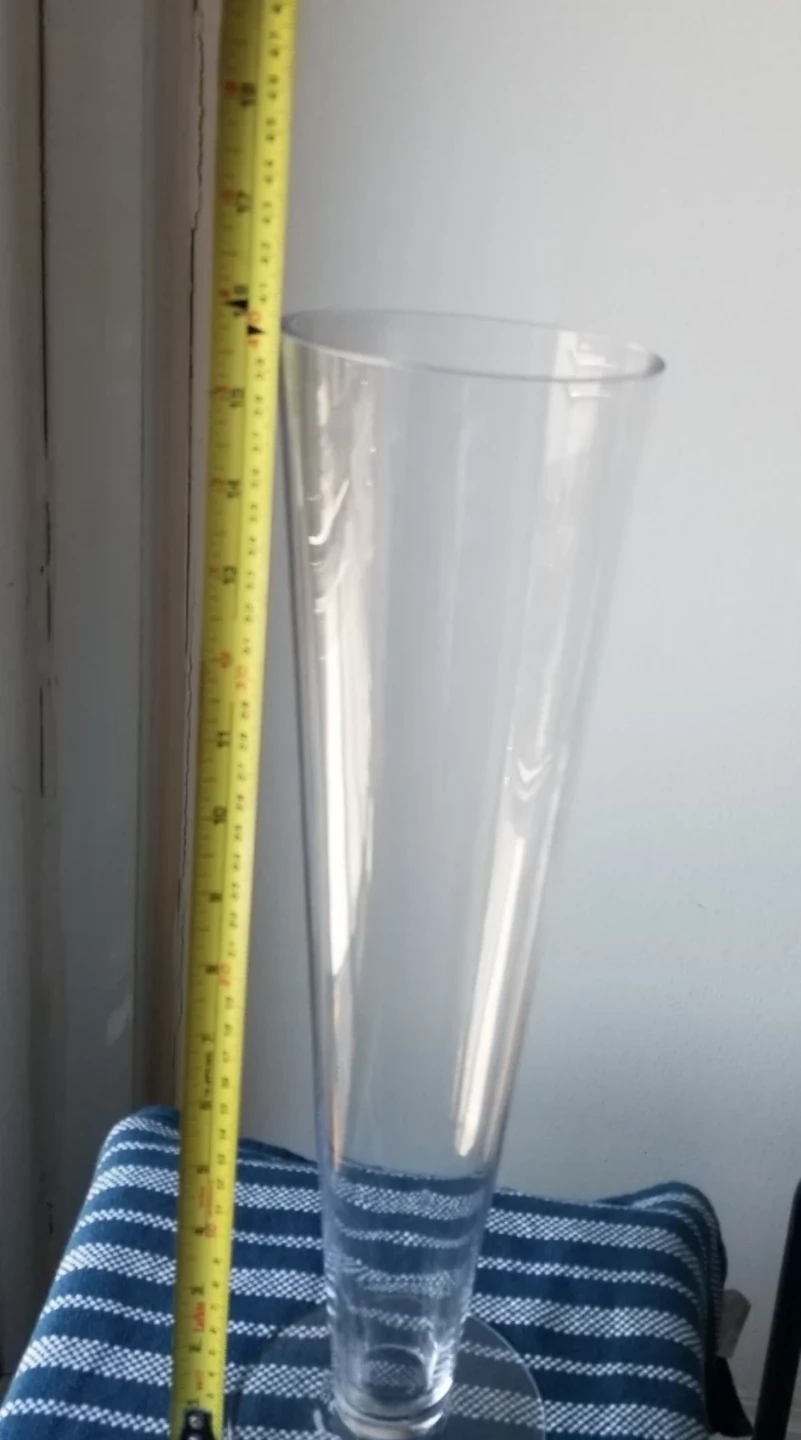Clear Tall  Glass Vase - photo 3