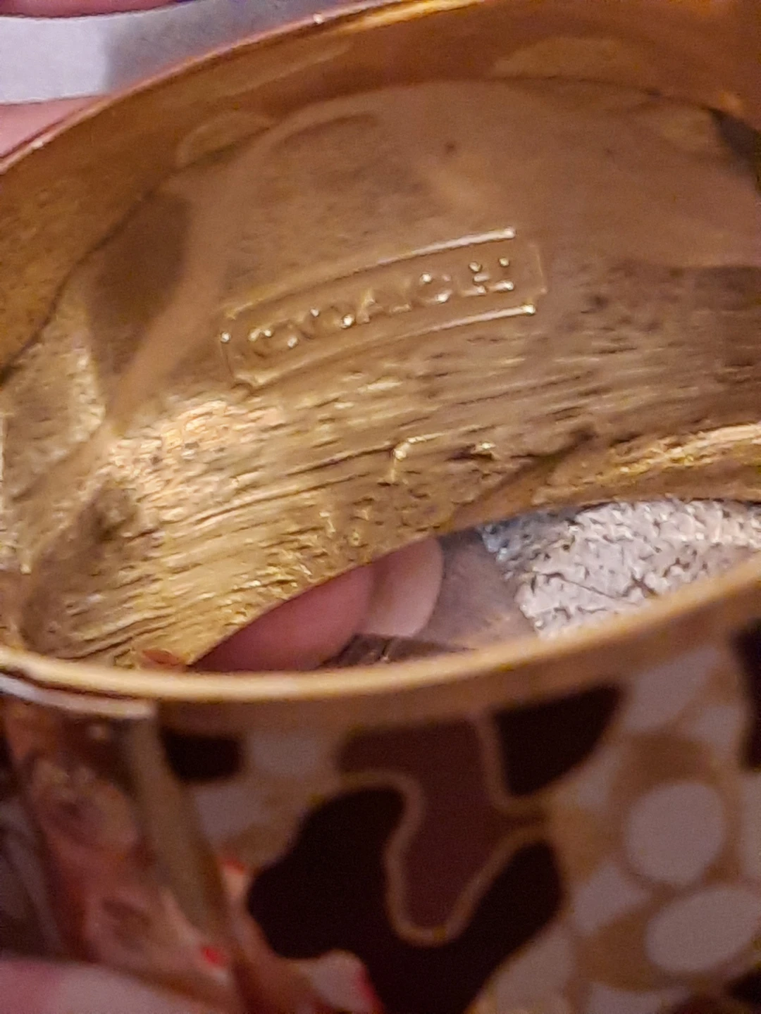 Massice Coach Camo LEOPARD print Bangle Bracelet - photo 4