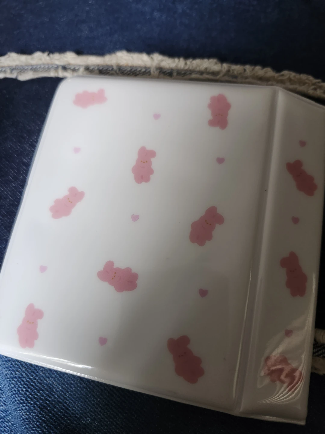 White Photocard Album with Pink Bunnies - photo 2