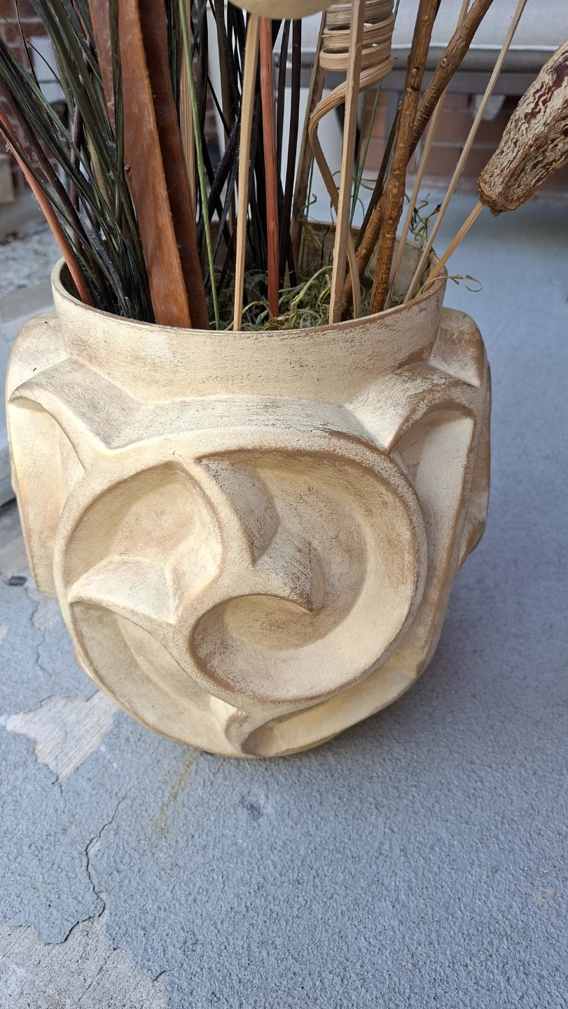 Decorative Vase with Dried Arrangement - photo 3