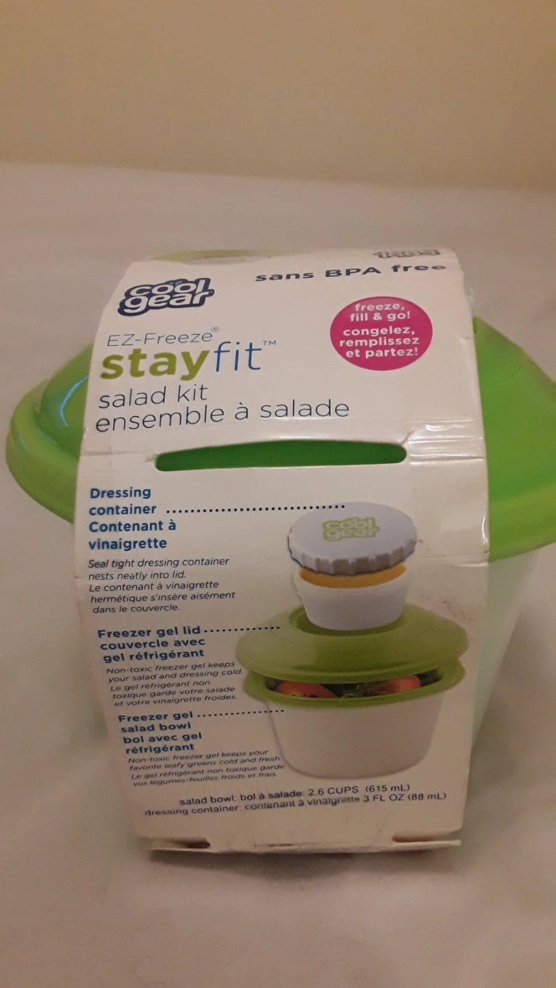 Cool Gear EZ-Freeze Stayfit Salad Kit 4 Piece Set - photo 4