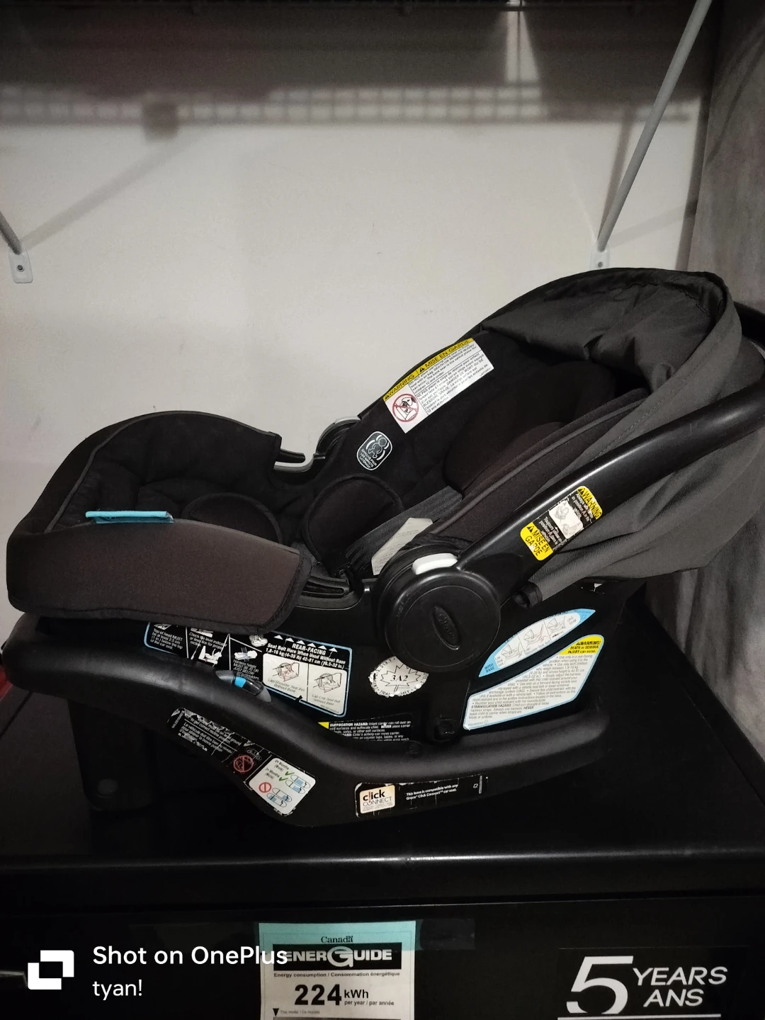 Graco SR35 LT LX Infant Car Seat with Base