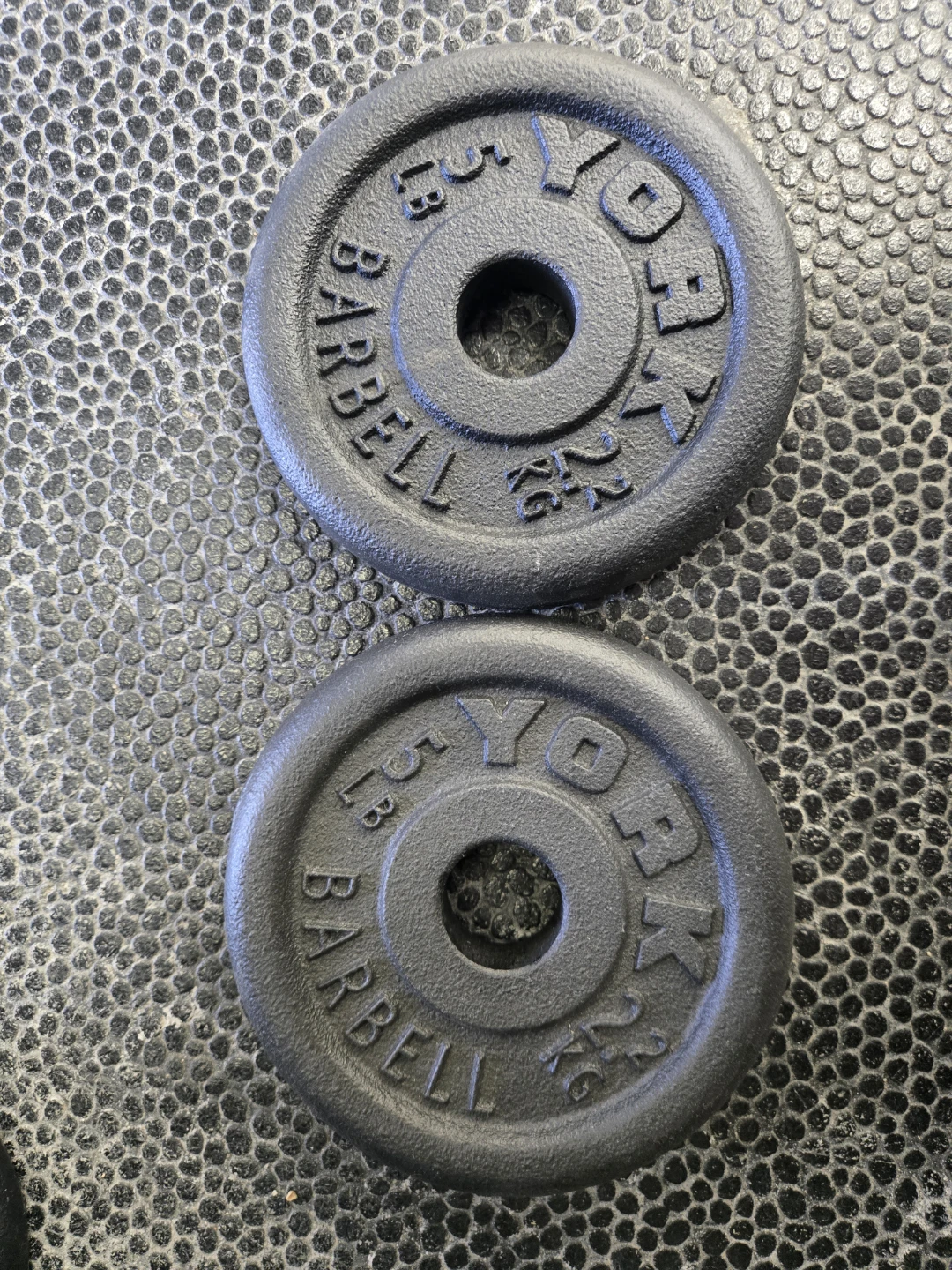 York Barbell Weight Plates (2 x 5 LB)