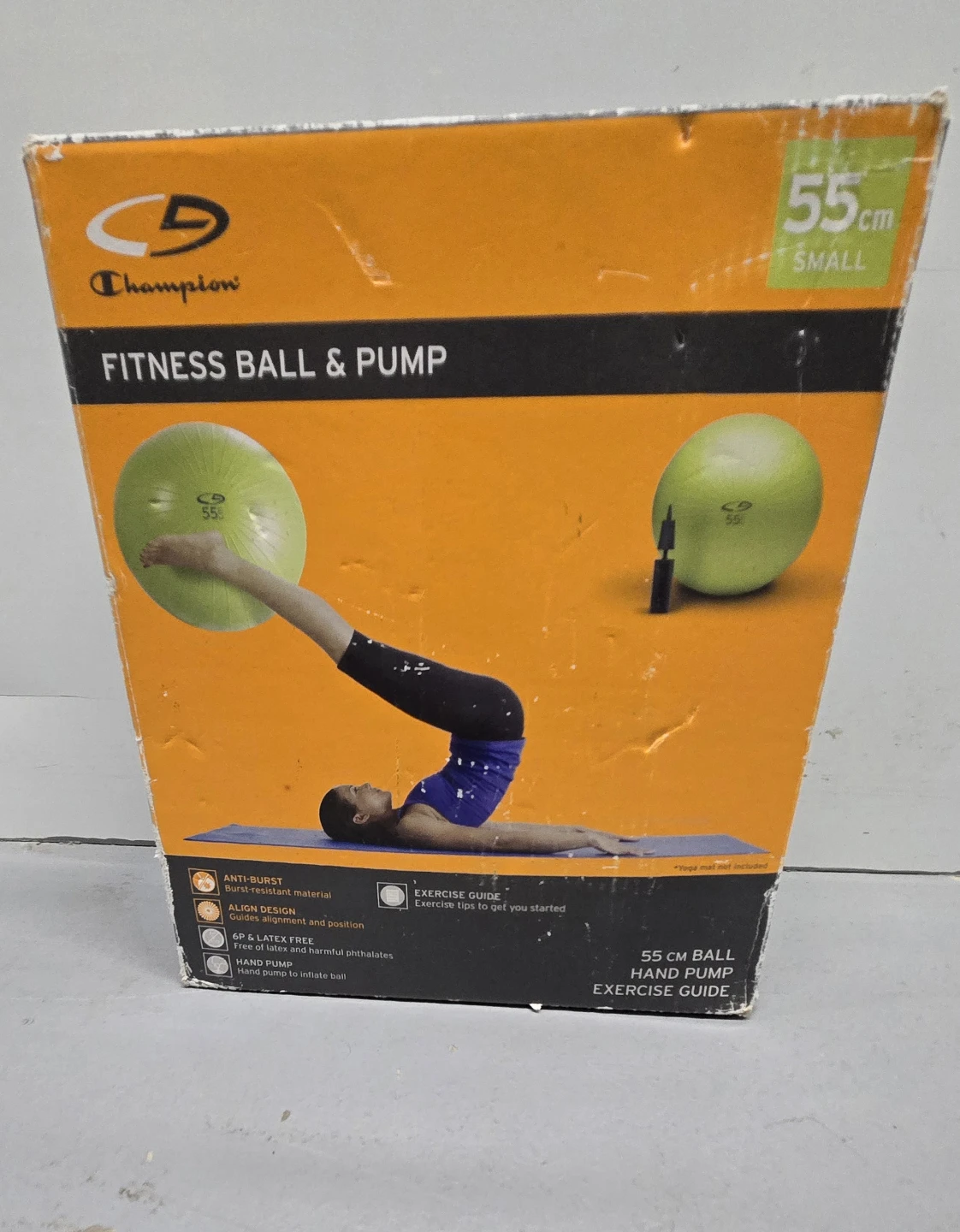 Champion Fitness Ball & Pump - 55cm