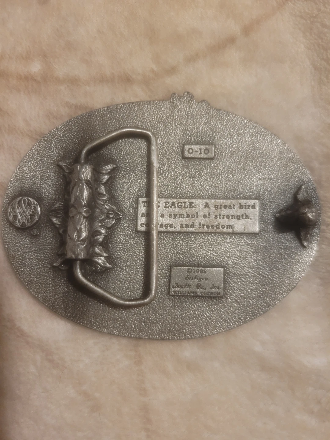 Pewter Eagle Belt Buckle - Symbol of Strength - photo 2