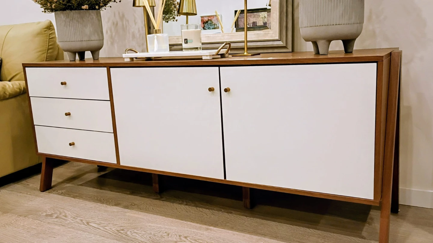 Title Structube Mid-Century Modern Sideboard / Buffet Cabinet - photo 3