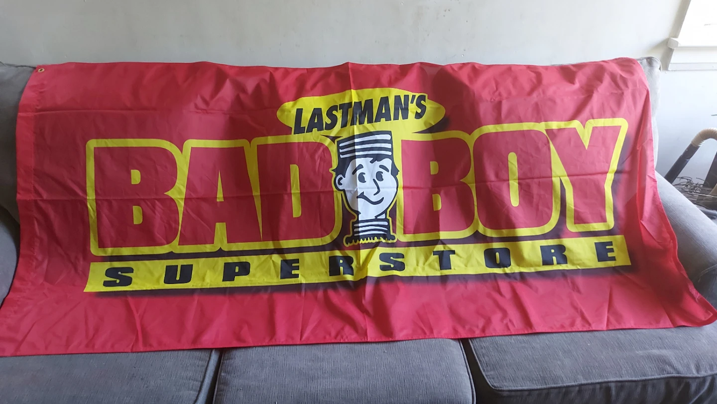 Lastman's Bad Boy Superstore Flag