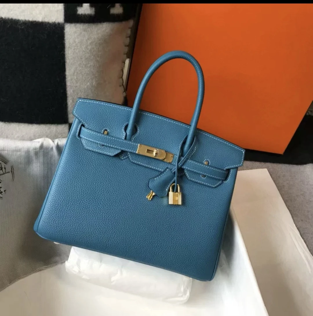 Hermès Birkin Bag Teal Leather Gold Hardware - photo 2