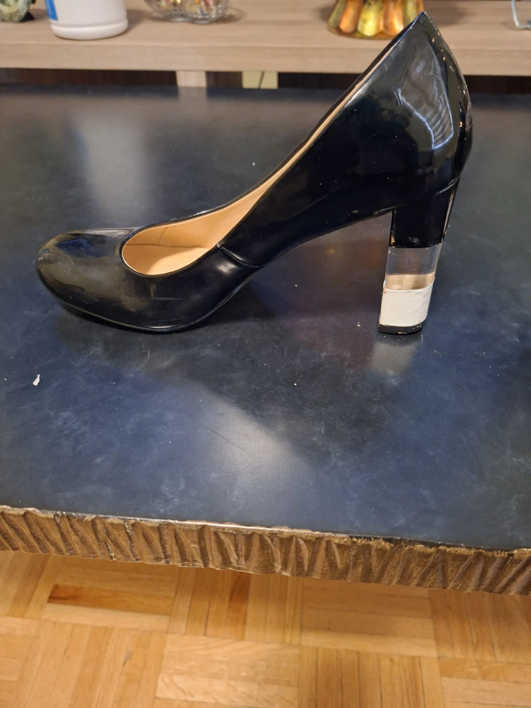 Black Patent Leather Heels - photo 4