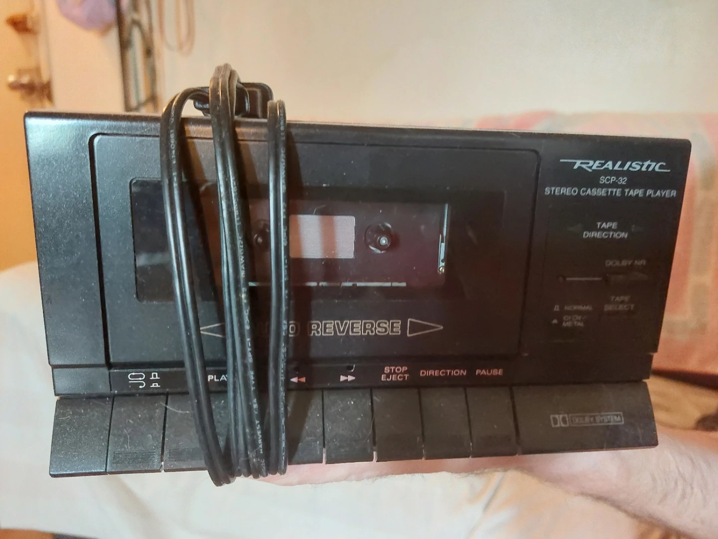 Realistic SCP-32 Stereo Cassette Tape Player  with auto reverse - photo 4