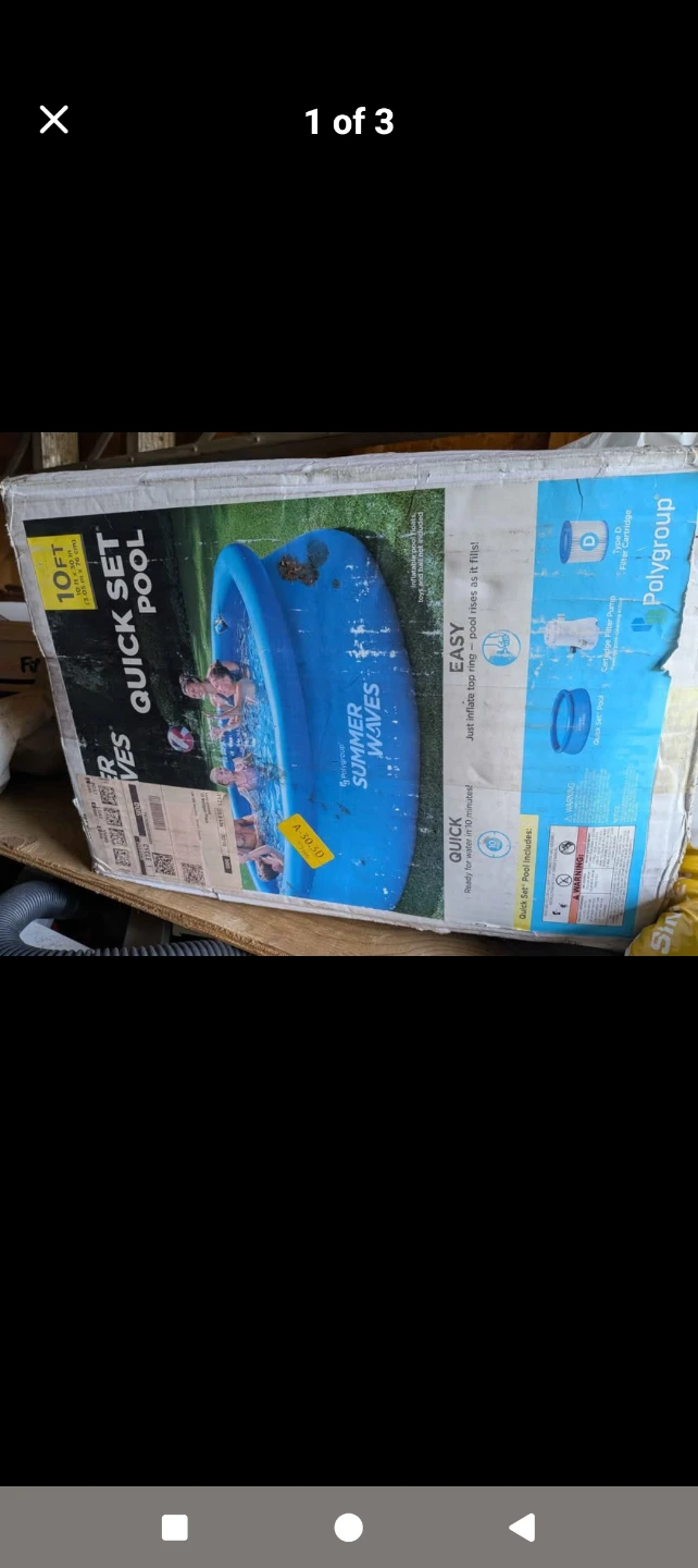 Summer Waves 10ft x 30in Quick Set Inflatable Pool - photo 2