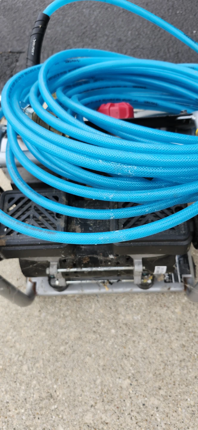 Husky Air Compressor with Blue Hose - photo 3