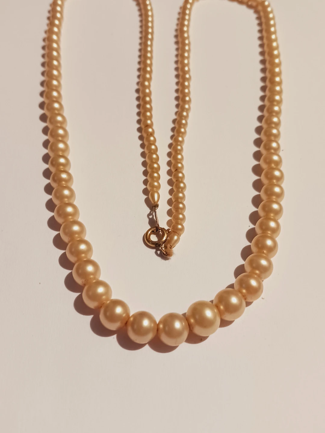 Beautiful Art Deco Graduated Pearls Necklace