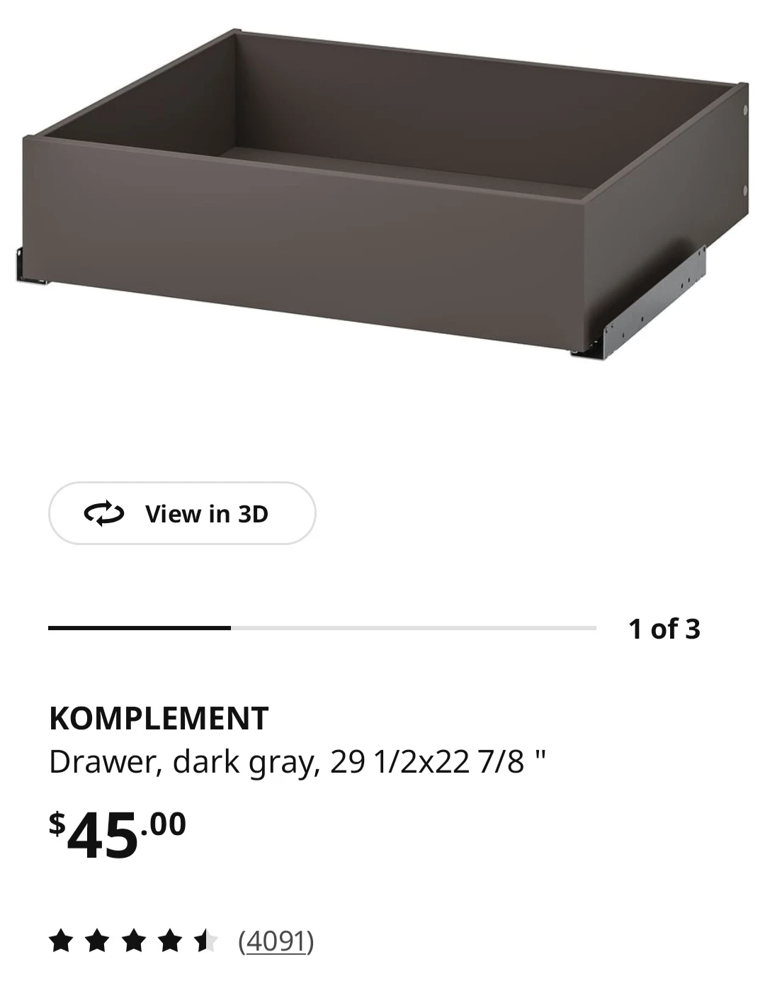IKEA Drawer for PAX closet - FREE - photo 3