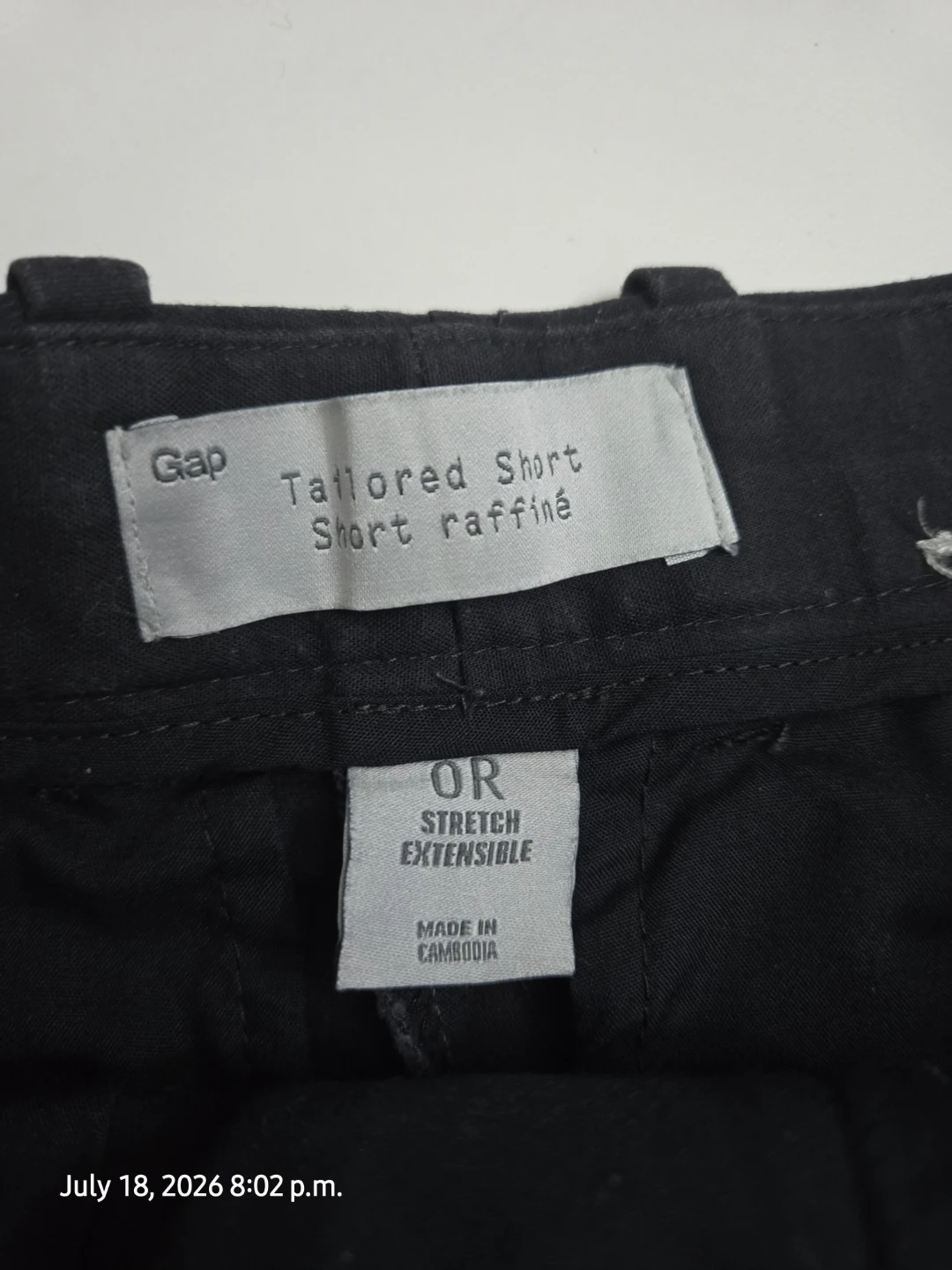 Gap Tailored Stretch Shorts