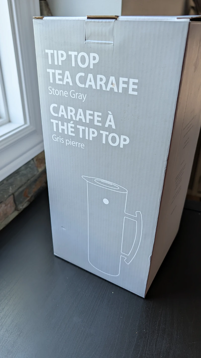 TIP TOP TEA CARAFE Stone Gray 33.8 oz