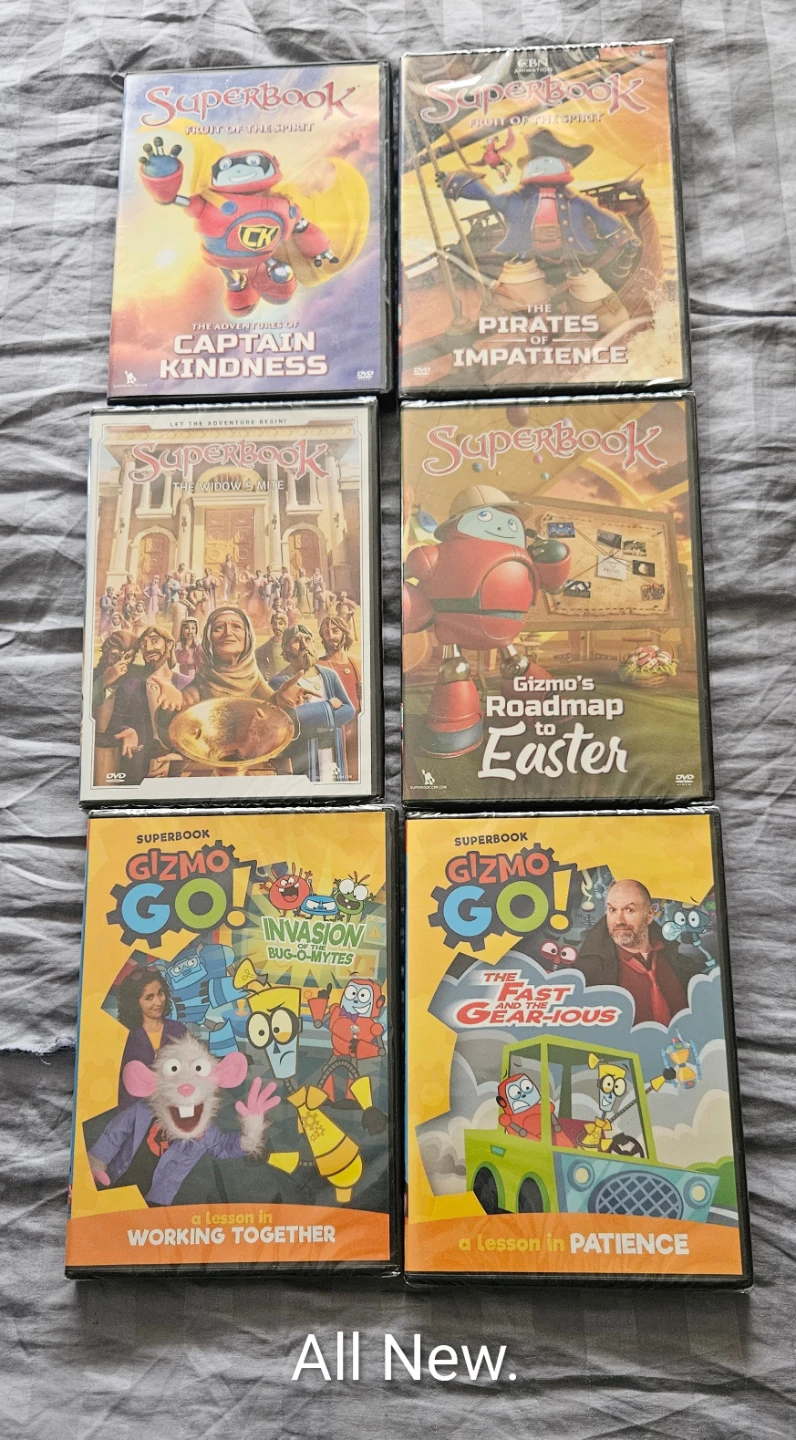 NEW! Superbook Childrens Christian DVDs