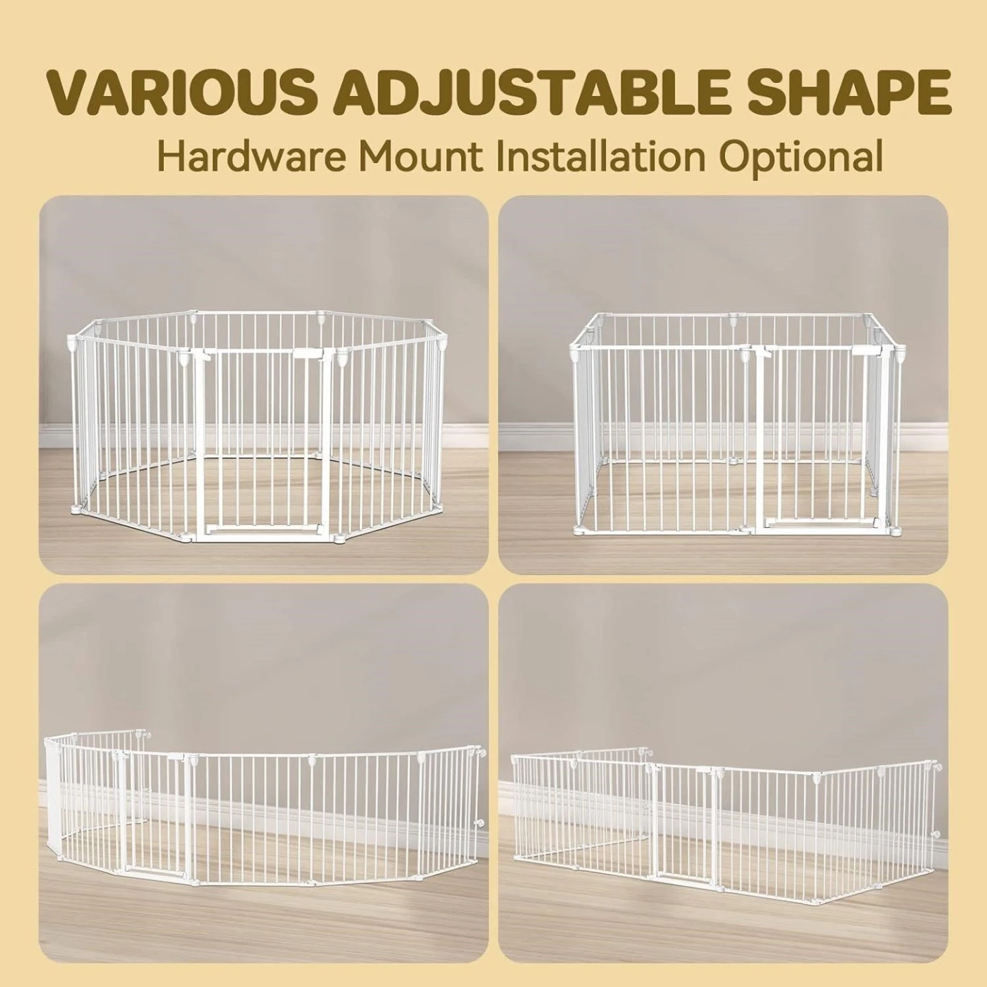 Regalo 5-in-1 Extra Wide Baby Gate/ Dog playpen - photo 4