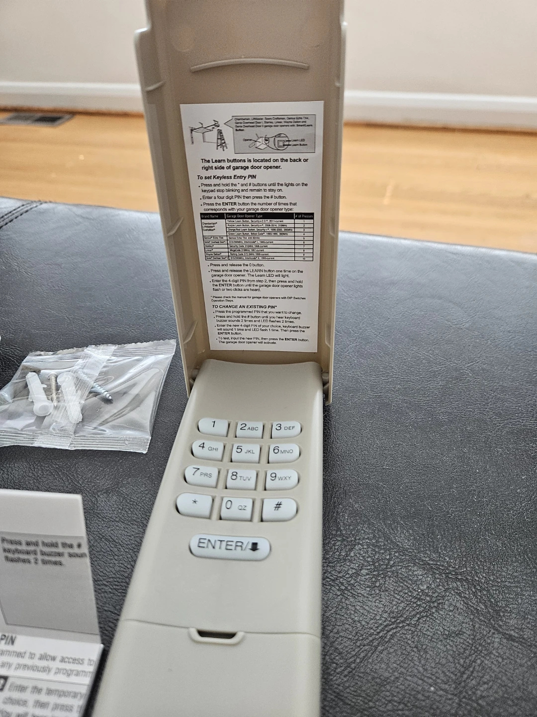 Brand New Universal Wireless Garage Door Keypad – Easy Setup