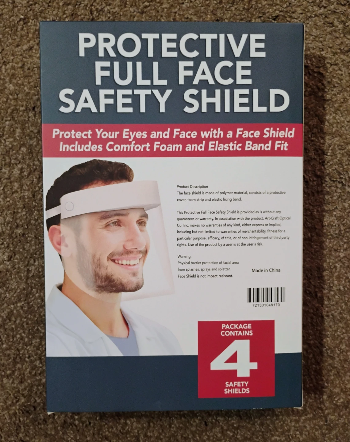 PROTECTIVE FULL FACE SAFETY SHIELDS - photo 3