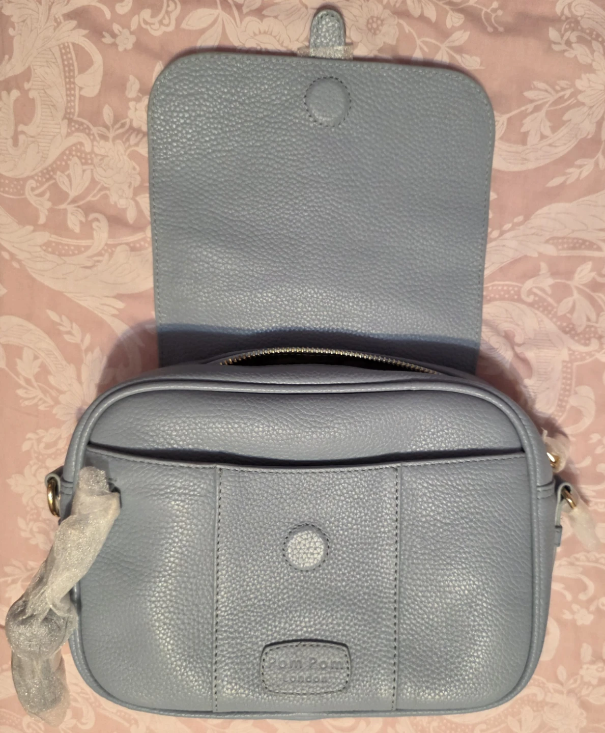 Pom Pom London Finsbury Bag - light Sky Blue - photo 5