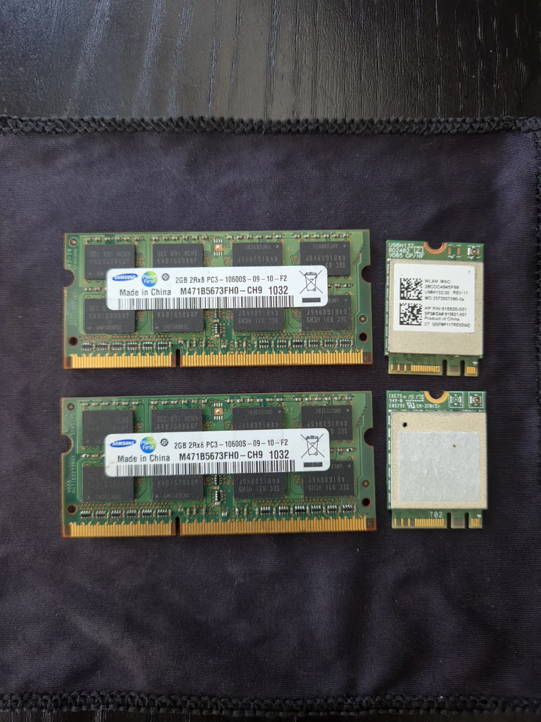 Computer/Laptop Parts for Sale (DDR3 RAM, Realtek WiFi cards)
