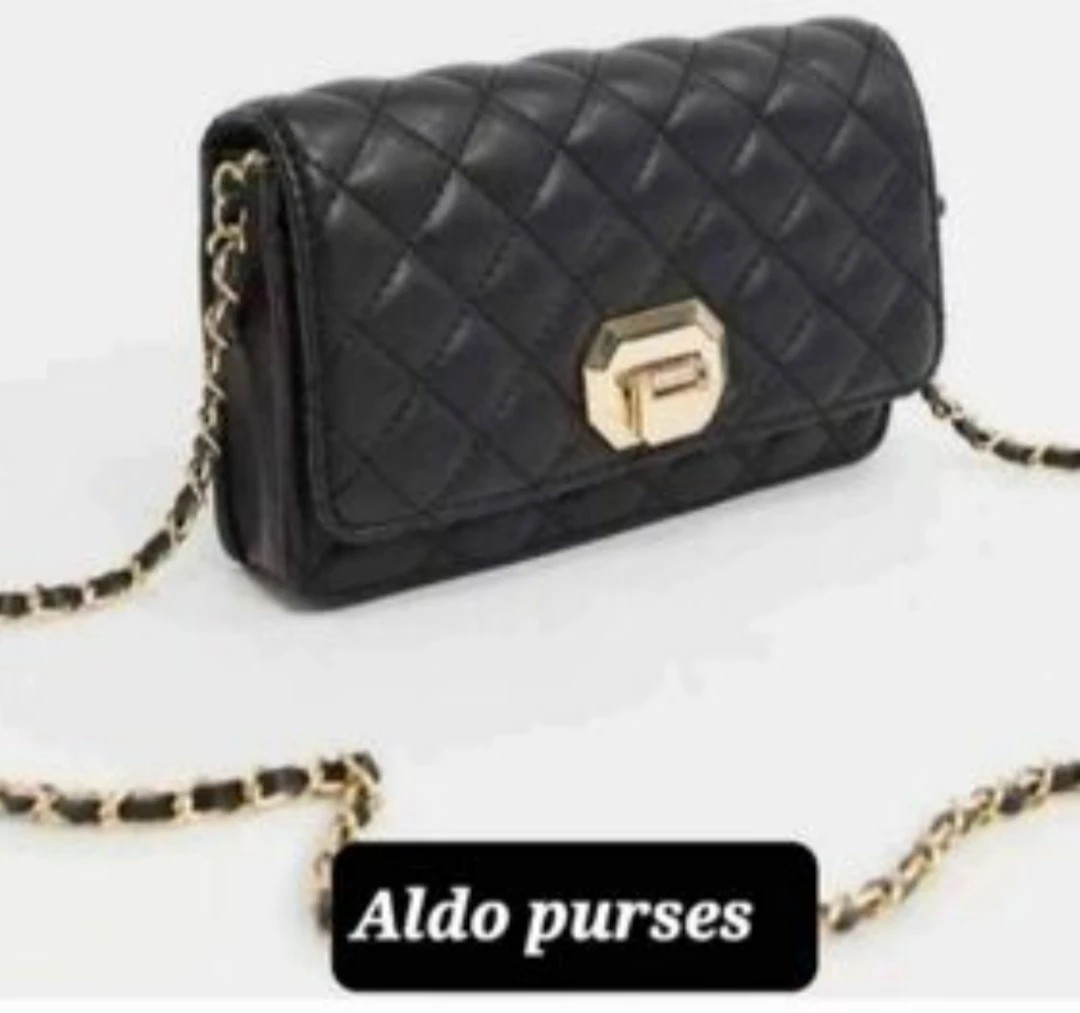 Aldo Quilted Chain Purse trace with other pures