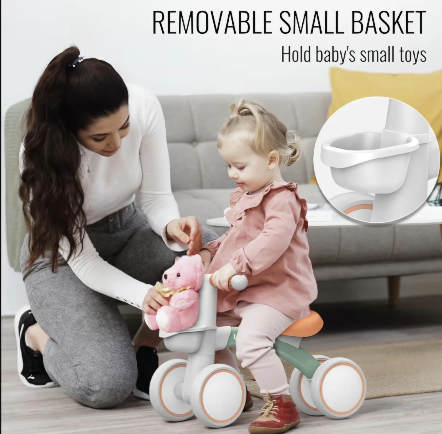 UMATOLL Baby Balance Bike Toys Boys/Girls 1-2Y/O - photo 5