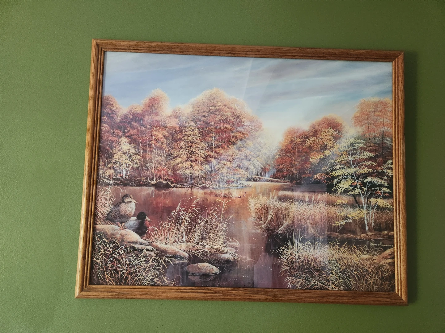 Framed Landscape Painting