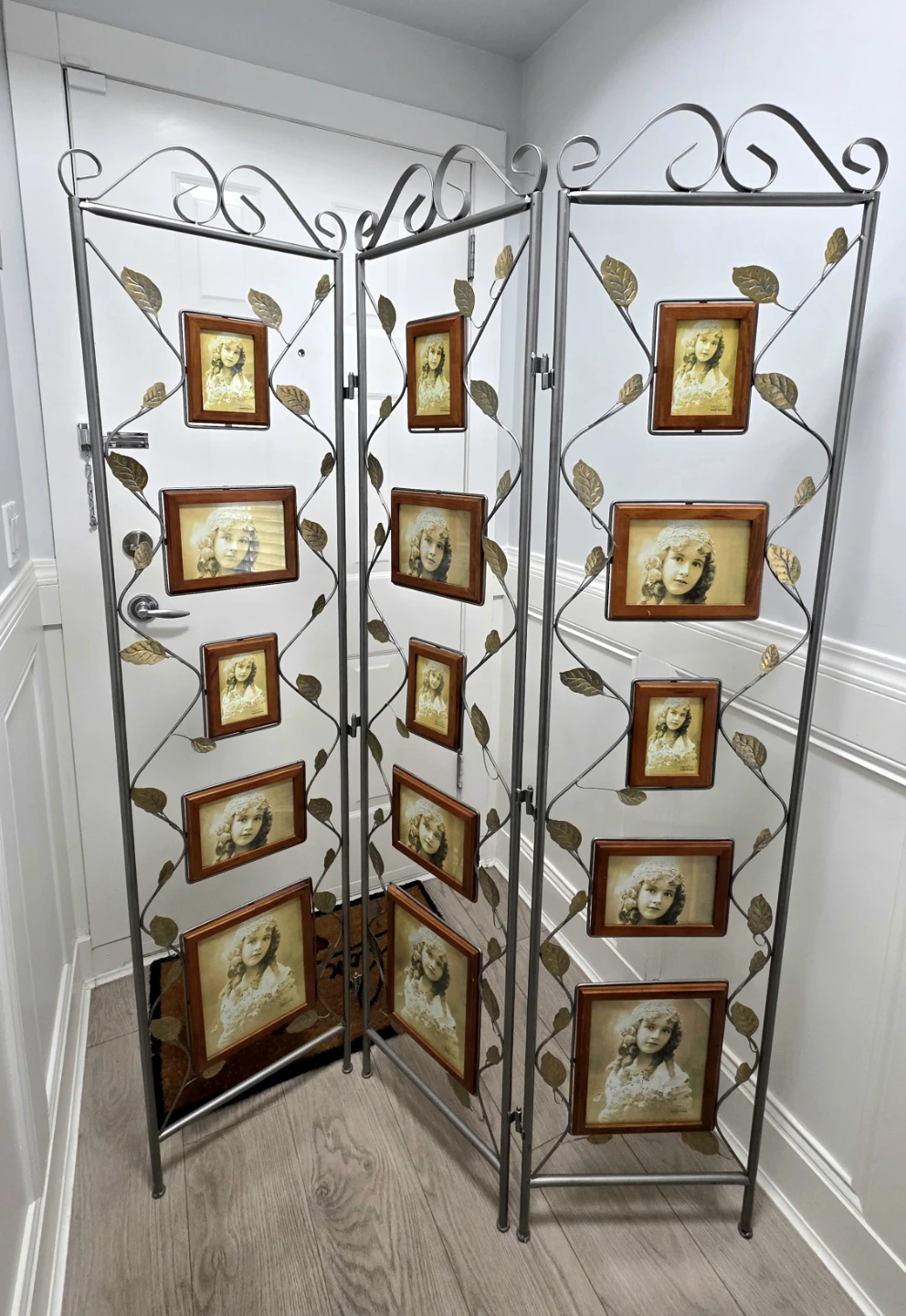 Metal Folding Screen Photo Display