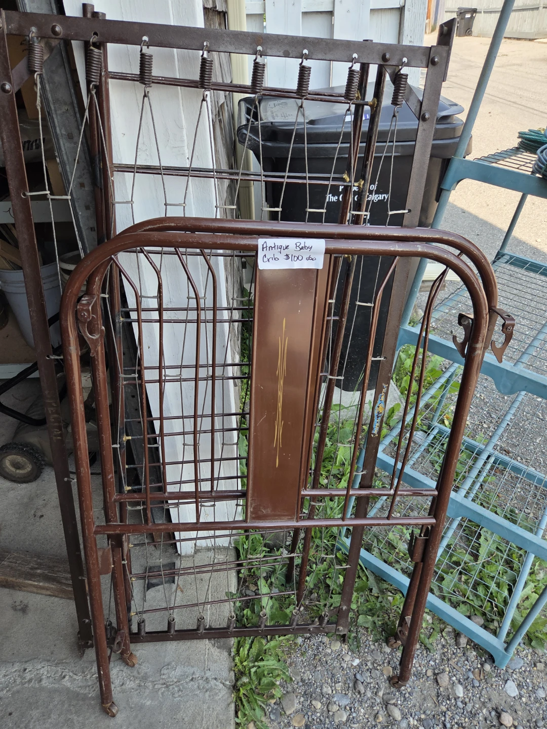 Antique Baby Crib Frame