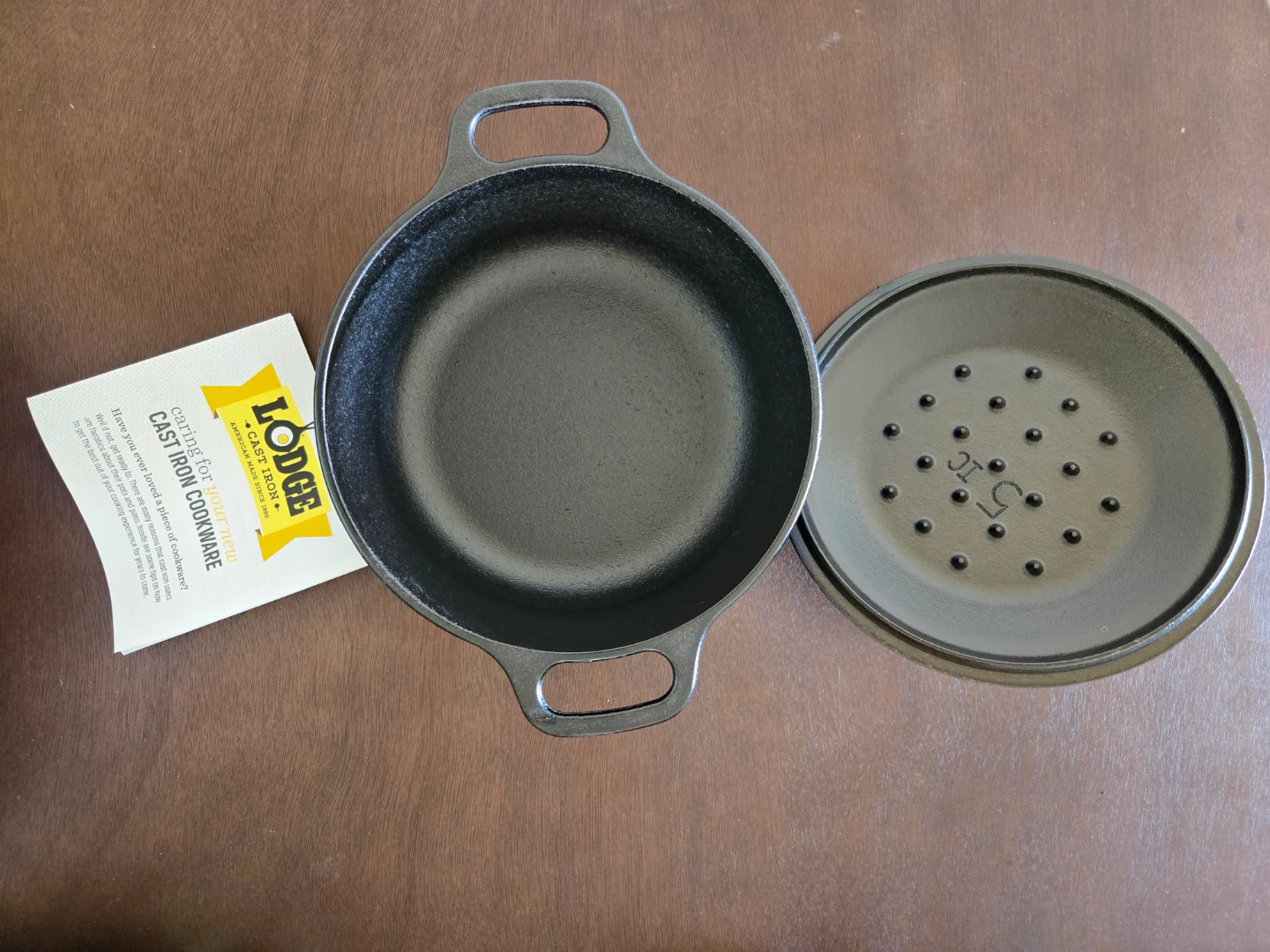 NEW Lodge Cast Iron Pot with Lid - photo 2