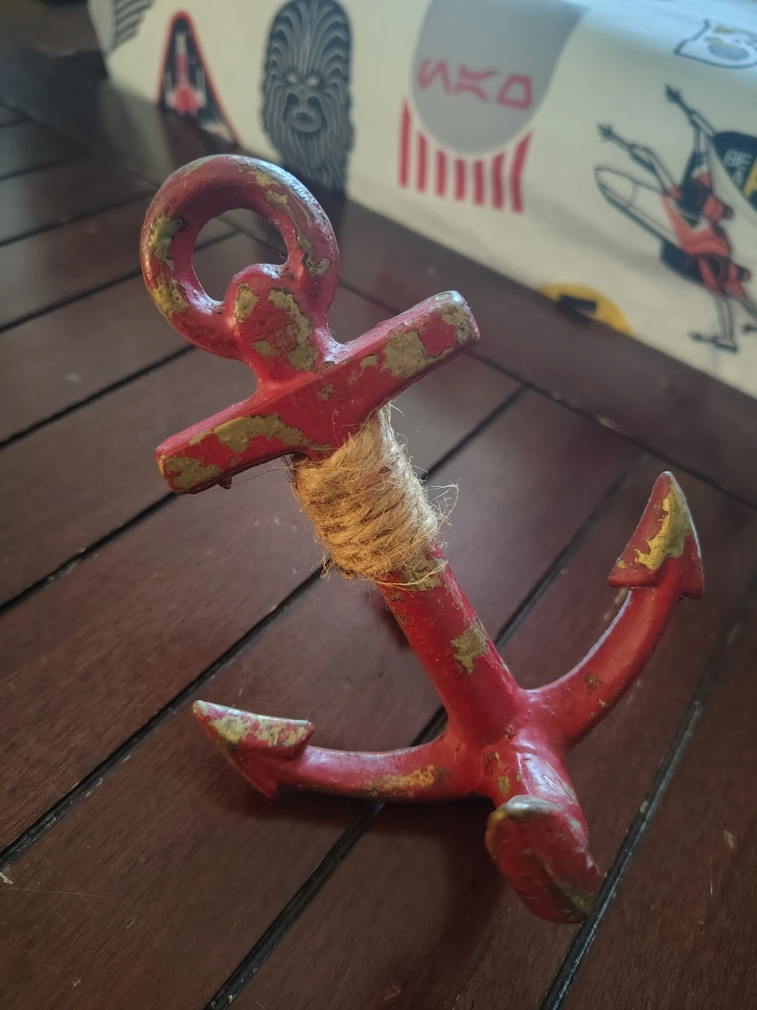 Decorative Anchor with Rope
