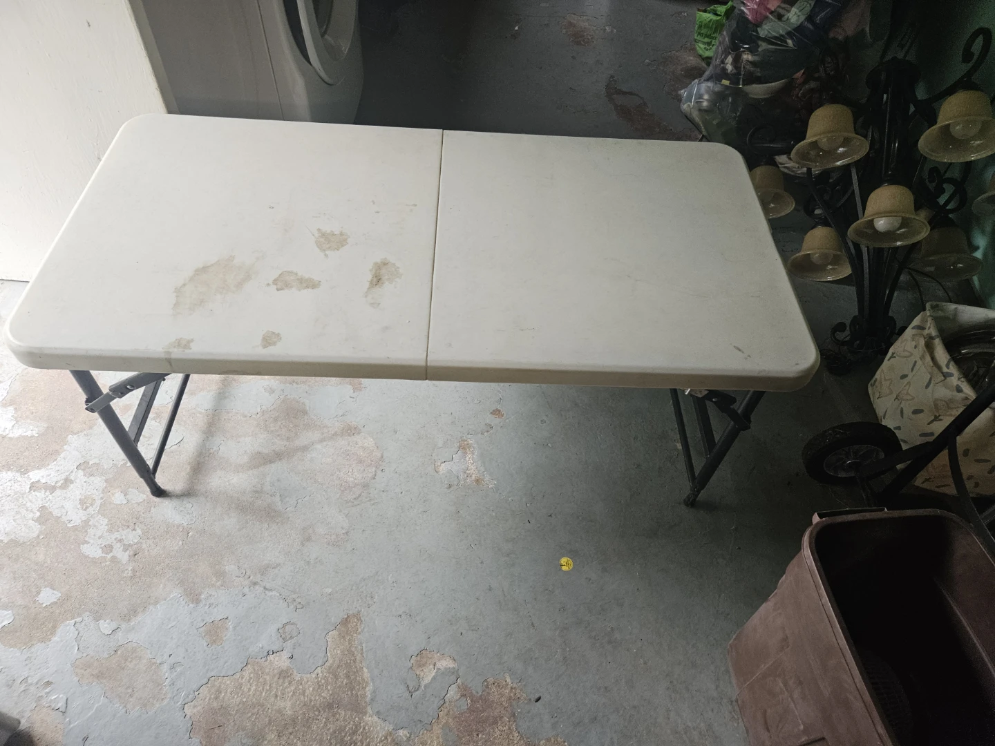 Folding Table - Cream - photo 3