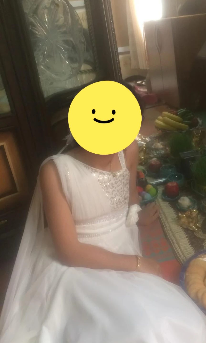 White sequined tulle dress - photo 2