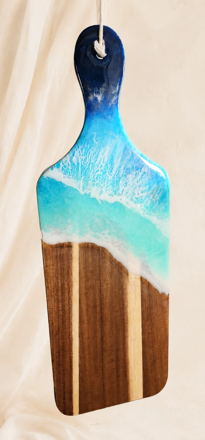 (DISCOUNTED) Ocean Wave Resin Cutting Board - photo 2