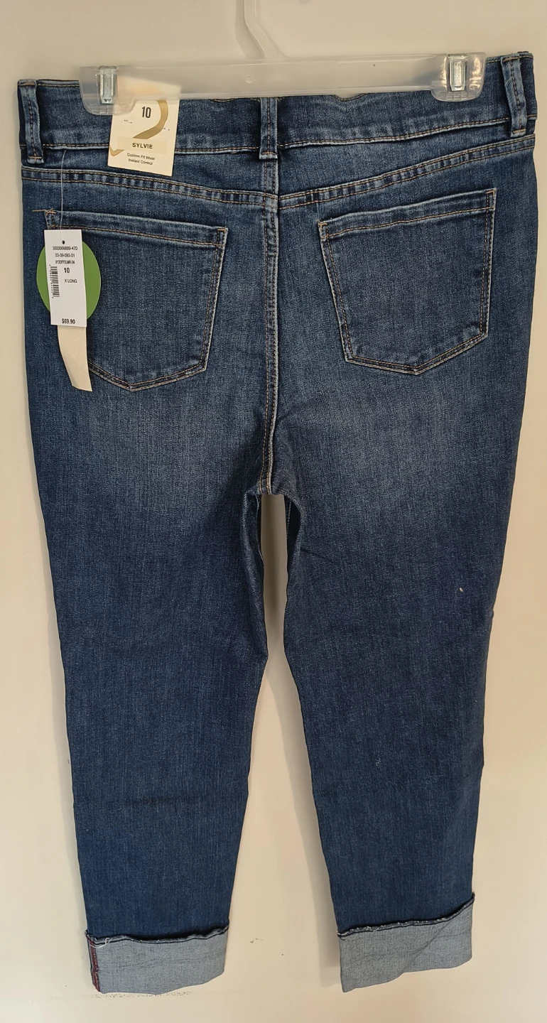 Rockis Women's Sylvie Slim Fit Long Capri's Size 10 - photo 3