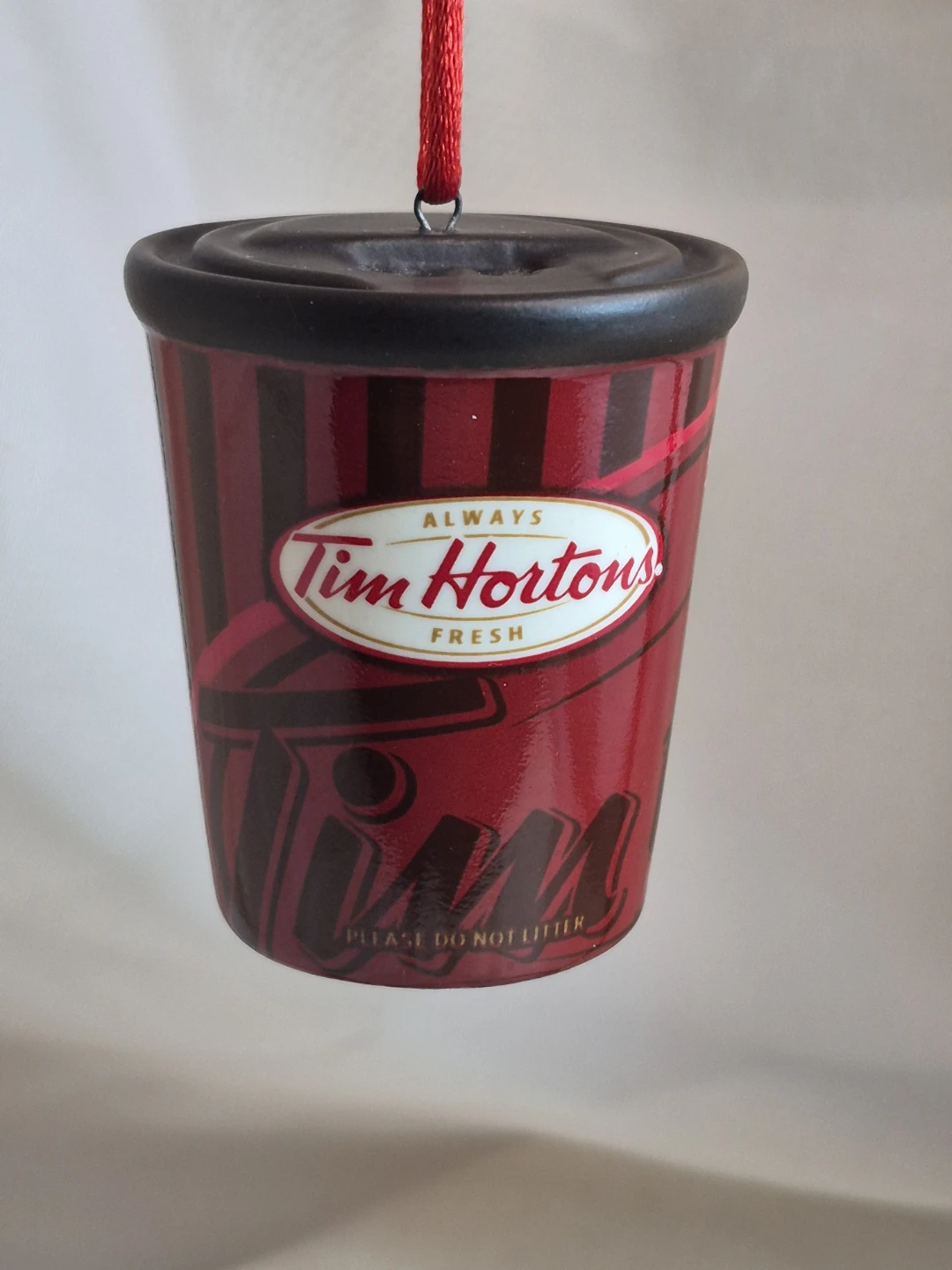 Tim Hortons Ceramic Collectable Coffee Hanging Ornament - photo 5