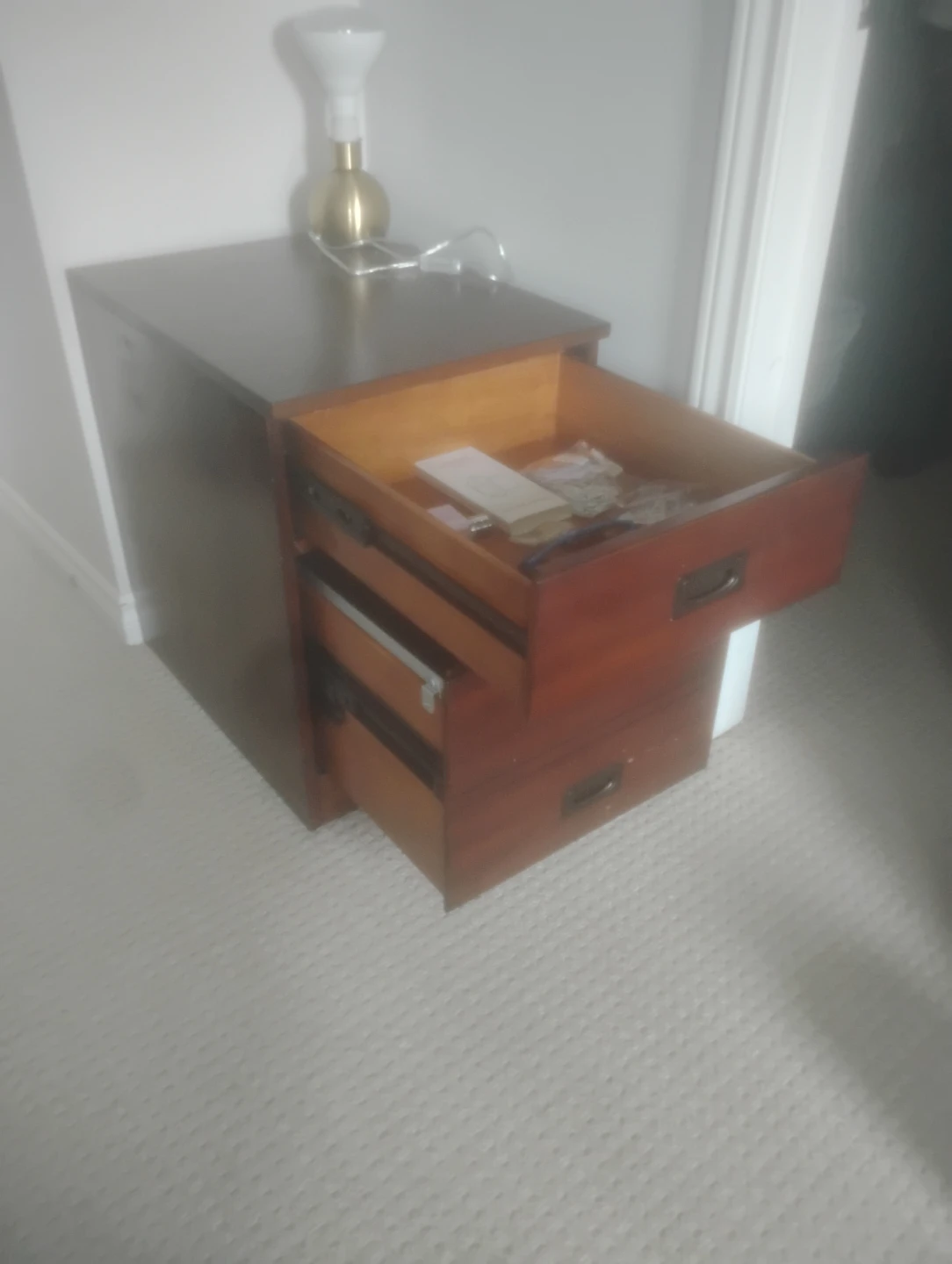 Wooden 3-Drawer Filing Cabinet for - photo 4