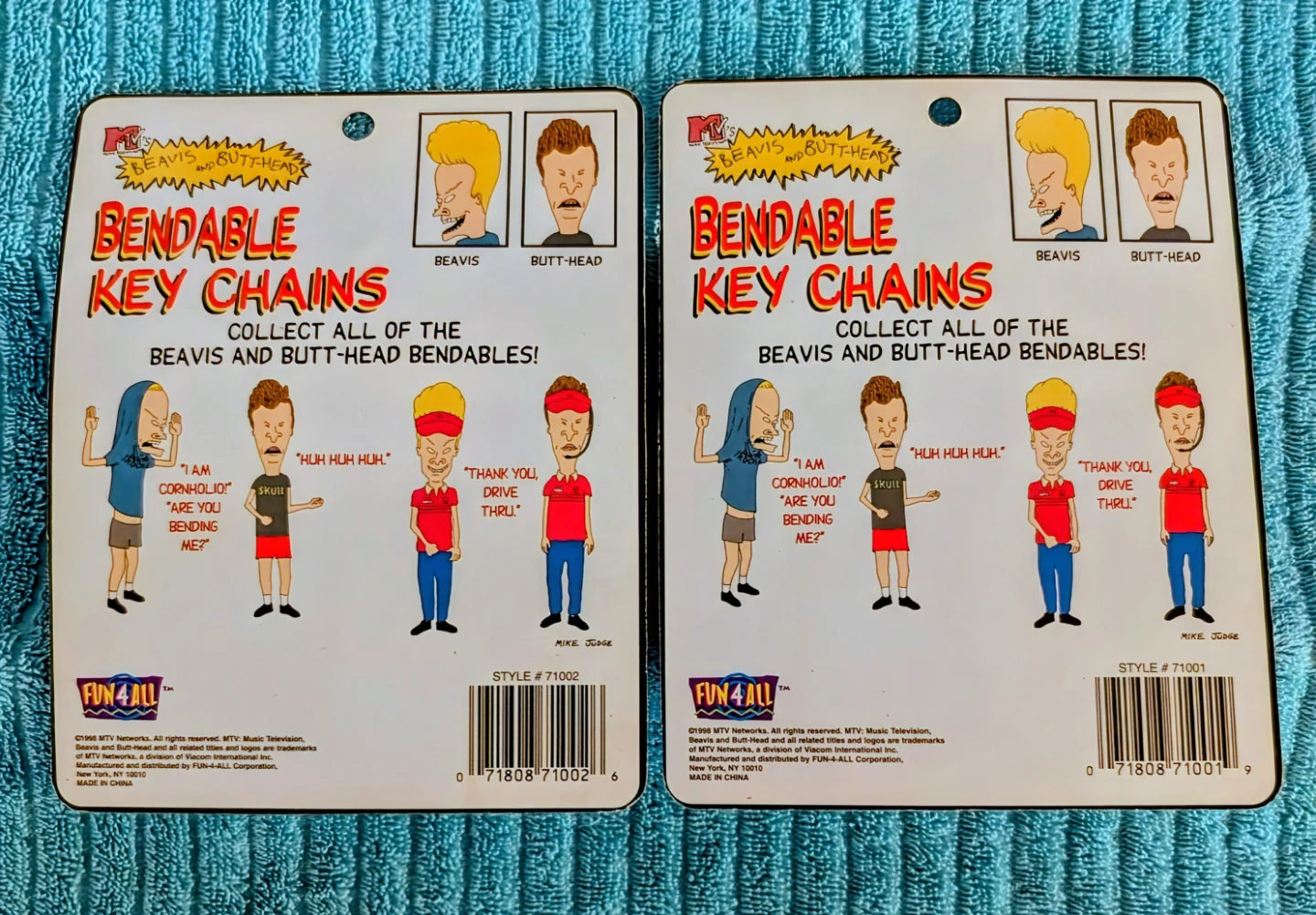 Beavis and Butt-Head Bendable Keychains (2 Pack) - photo 4