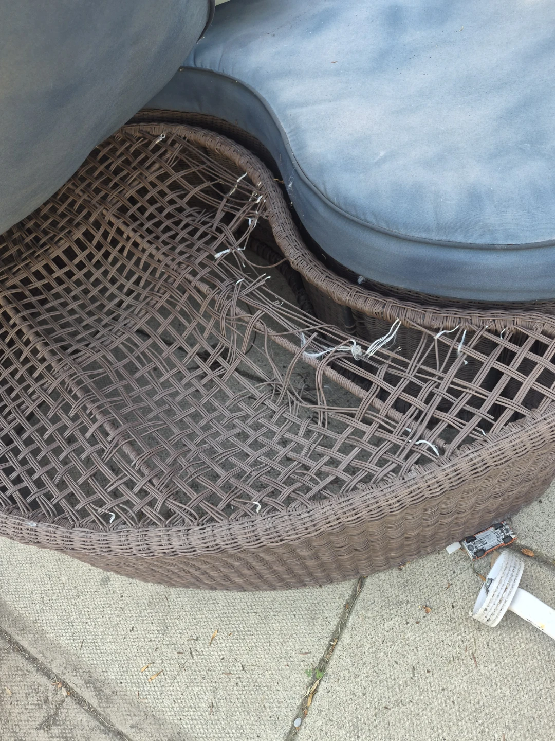 Wicker Outdoor Daybed with Cushions - photo 3