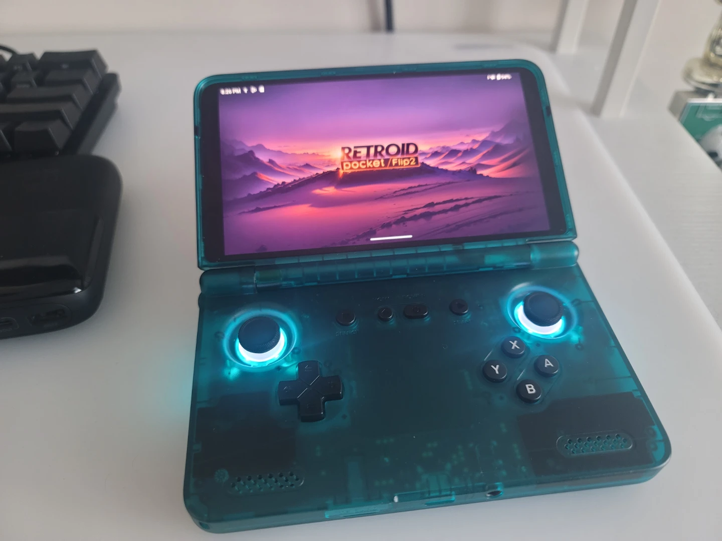 Retroid Pocket Flip 2 - Ice Blue with extras - photo 3