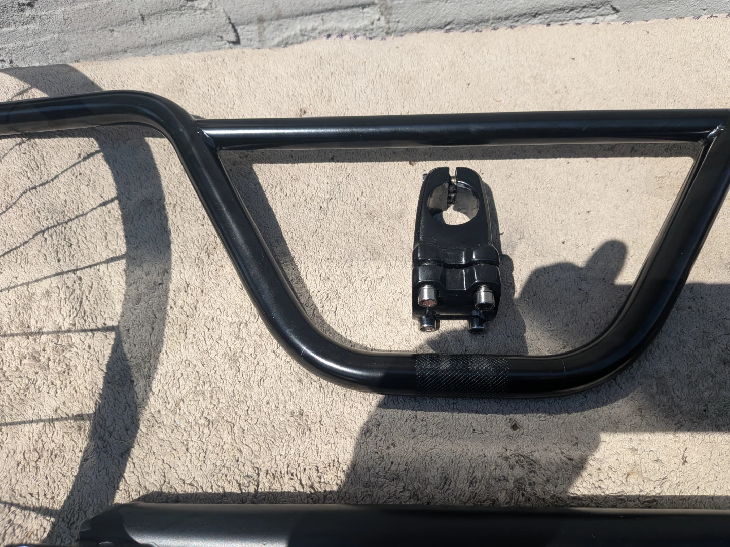 Outlaw black combat  elite  Bmx parts set. - photo 5