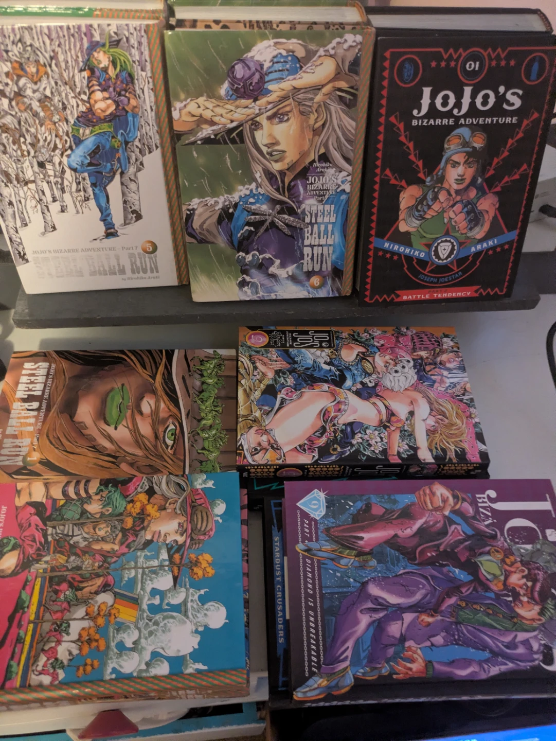 JoJo's Bizarre Adventure Manga Volumes